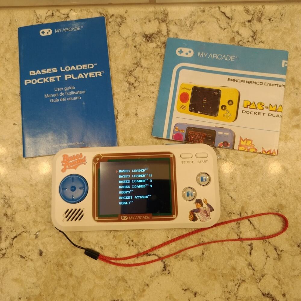 Bases Loaded - My Arcade Pocket Player Handheld Game Console *Tested*
